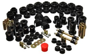Lincoln Navigator Suspension Bushing Kit - Front + Rear - Energy Suspension - Hyper-Flex System - Black - `97-`01